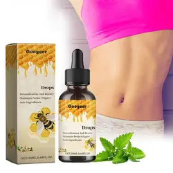 Bee Slimming Drops Fat Burning Belly Loss Fat Lose Slim Weight Plant Lose Extracted Natural Weight Down K9x5