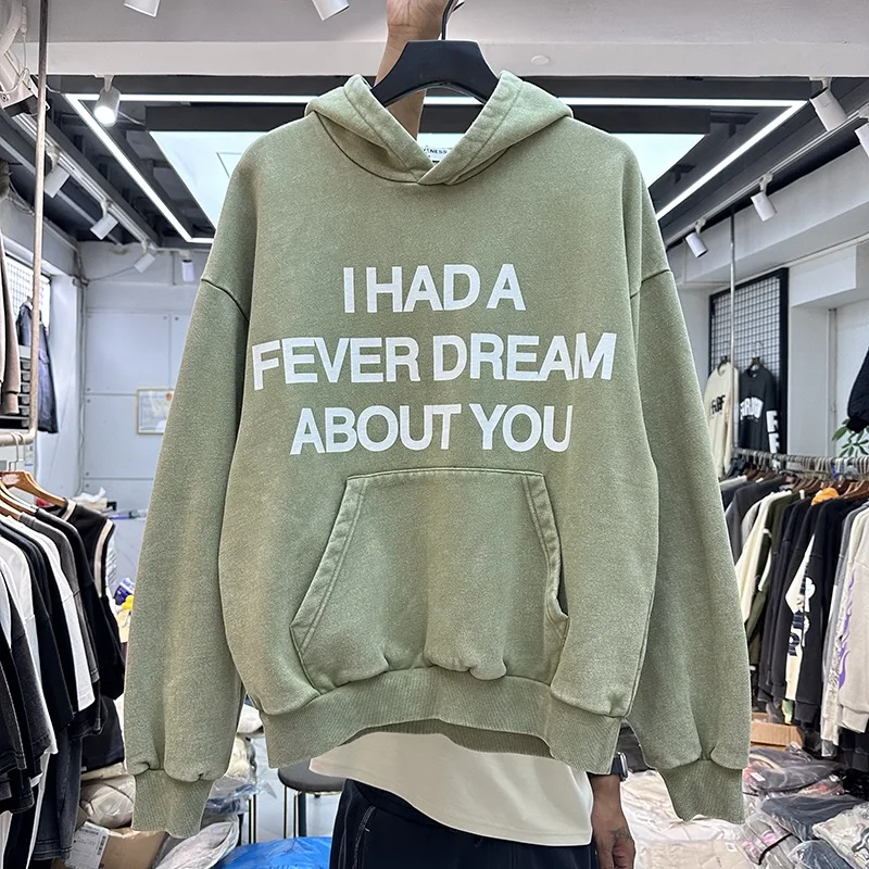 Text-printed hoodie