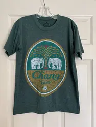 Chang Beer Thailand T Shirt Men's Size medium vintage style 100 cotton