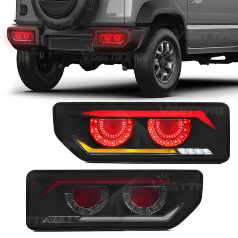 Car LED Tail Light For Suzuki Jimny 2019 2020 2021 2022 2023 Rear Brake Reverse Daytime Running Light Turn Signal Accesories 12V