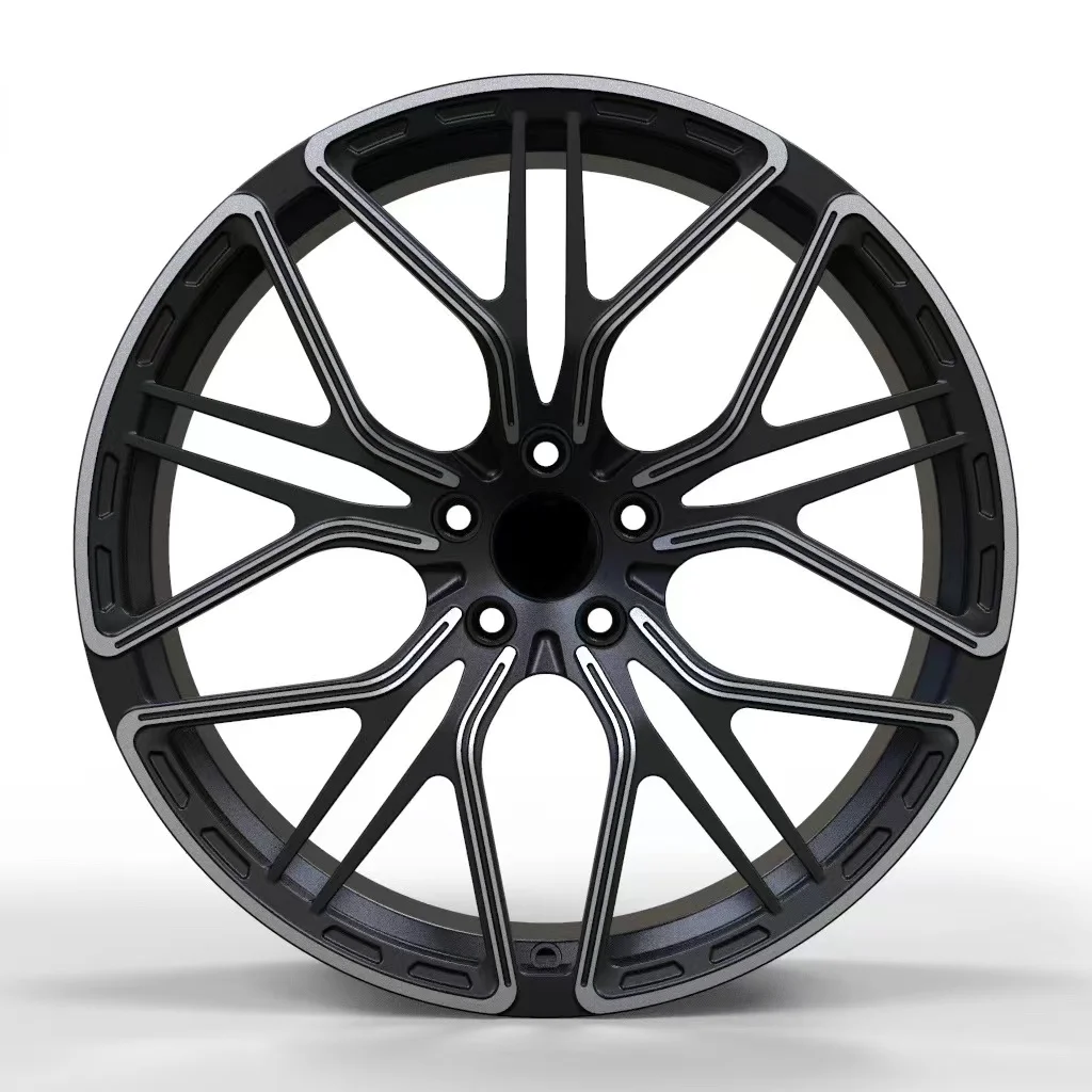 wheel electric car forged aluminum alloy wheel customized black design 17-24 inch china car wheel hub 5x130 5X120 5x112 5x100