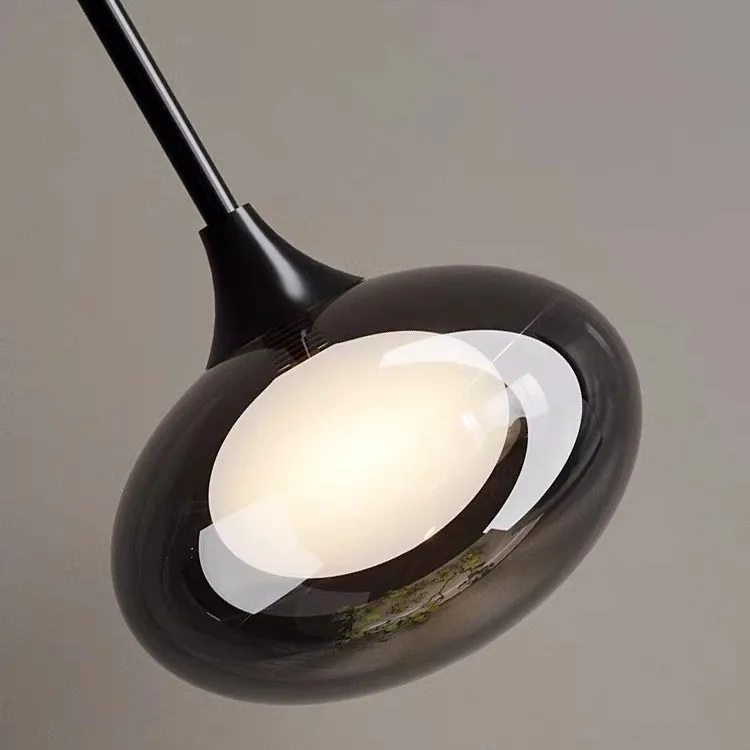 

Modern minimalist glass light luxury small chandelier porch aisle ambient light bedroom reading chandelier light