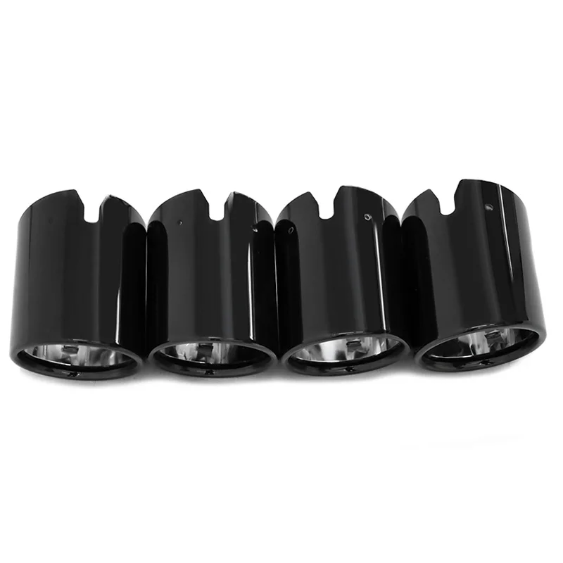 4pcs/lot Car Exhaust Tip For BMW F80 M3 F82 F83 M4 Competition Black Chrome Exhaust Tip Exhaust Cover Exhaust Trim