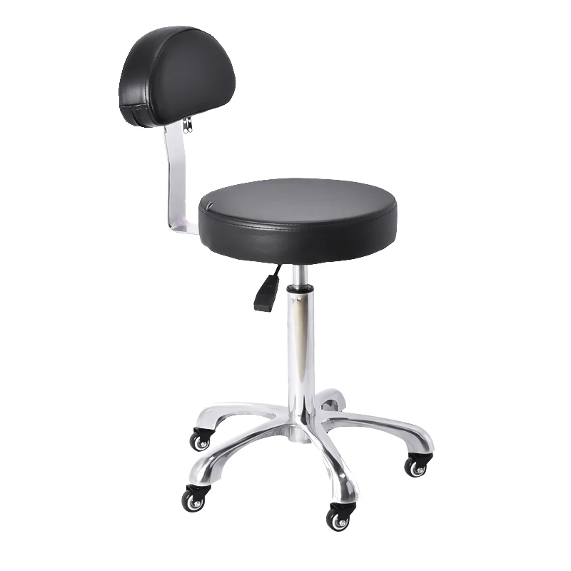 Luxury Hair Stylist Salon Stool Chair with Hydraulic Wheels for Barbershop Kitchen Living Room Outdoor Hotel Use