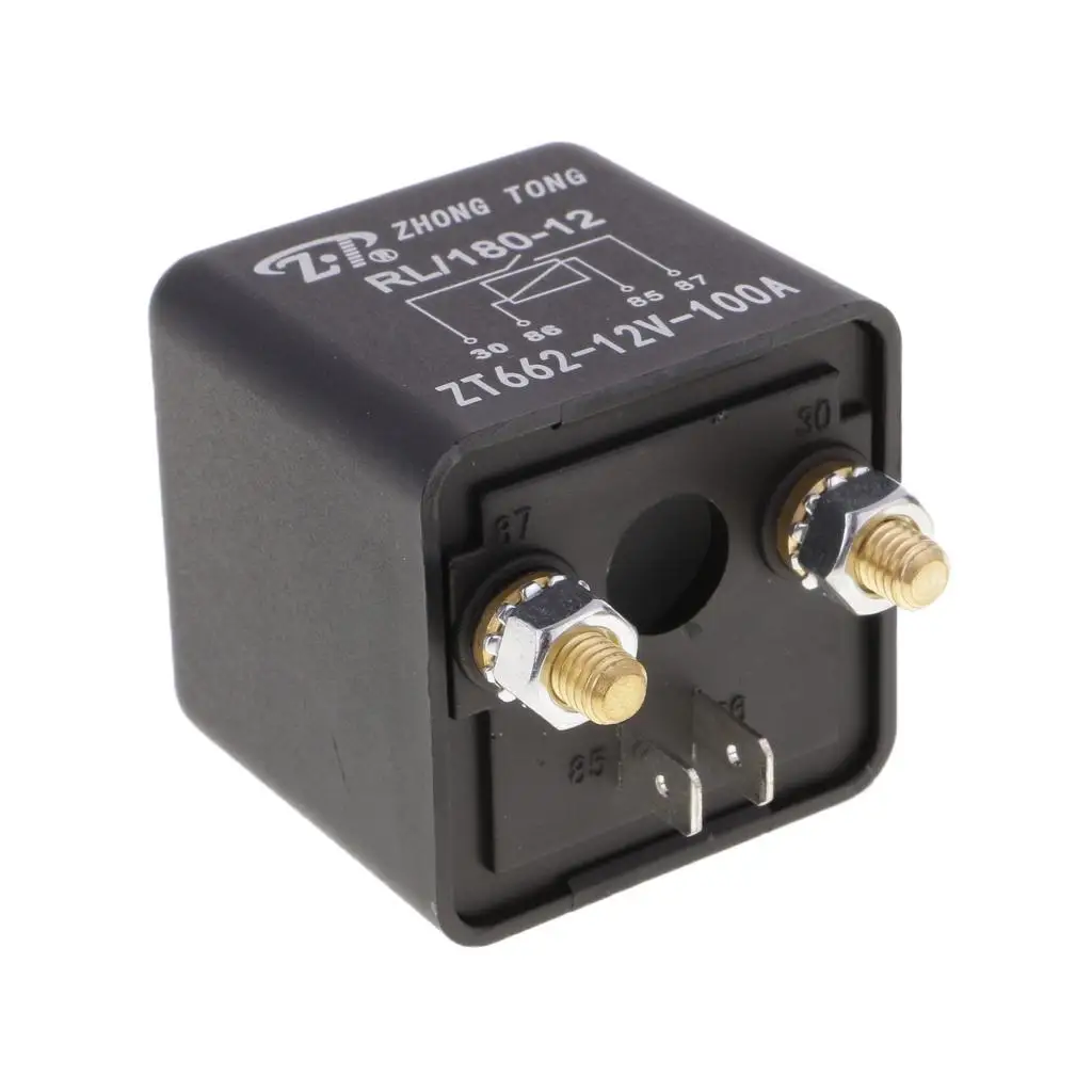 

RL/180-12 Model 4 Pins DC 12V/100A Relay Switch for Car Truck Motorcycle