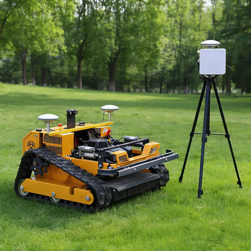 Kundenspezifische ferngesteuerte industrielle und DIY-Roboter-Rasenmäher mit einstellbarer Schnitthöhe