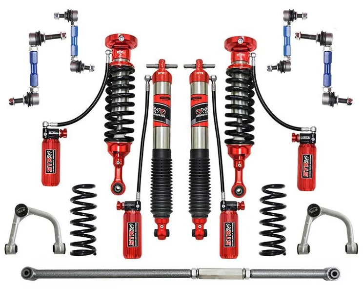 Custom Nitrogen Adjustable Steel Suspension Coil Spring Shock Absorber for Fortuner/4Runner Front/Rear Raise the Chassis