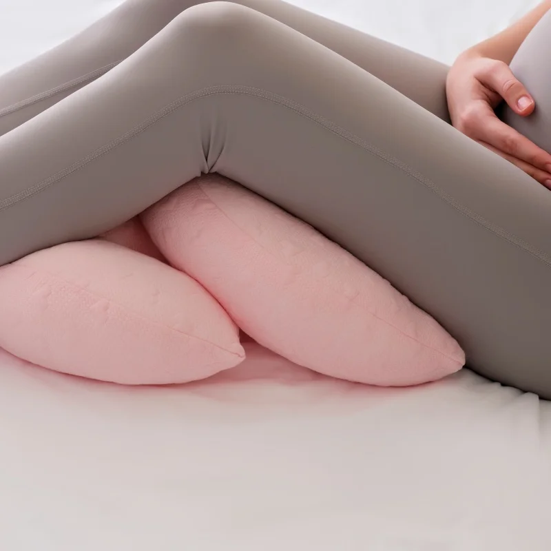 محبوك المواد وسادة الحمل وسادة نمط القلب للنساء الحوامل الأمومة وسائد النوم وسادة الحمل #6