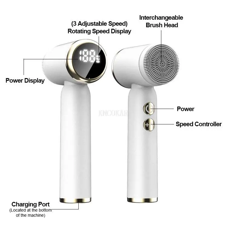 Silicone Cleansing Brush Waterproof Facial Cleanser To Remove Blackheads Acne Pores Clean Skin Rejuvenation Beauty Care Machine