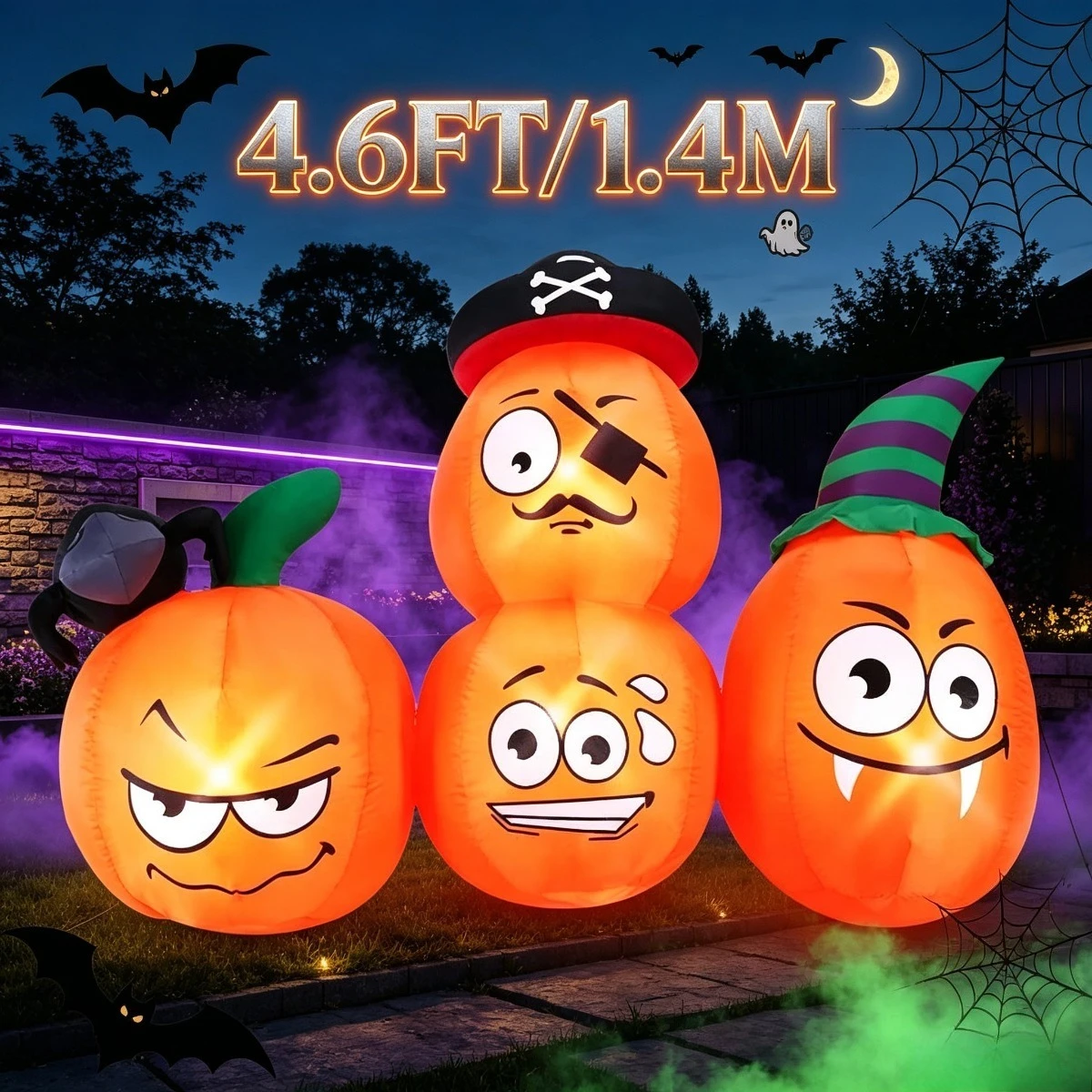 46ft-halloween-inflatable-toys-stacked-pumpkin-trio-blow-up-outdoor-yard-art-holiday-lighted-decoration-for-lawn-garden