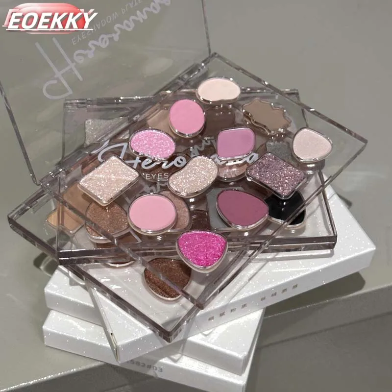 

2024 EOEKKY-12 Color Korean Makeup Eyeshadow Tray - Makeup Palette - Eyeshadow Cosmetics