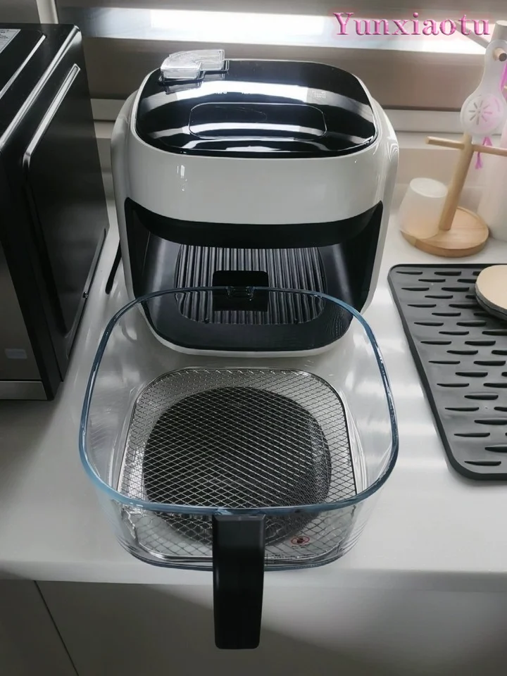 8L Air Oven Household Deep Frying Machine Large Capacity Visual Air Fryer Smart