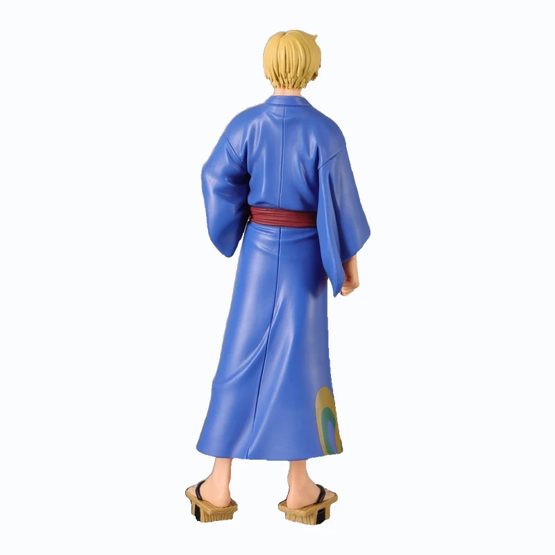 Bandai Original Banpresto Anime One Piece DXF The Grandline Series Sanji Yukata Ver. PVC Anime Model Toys