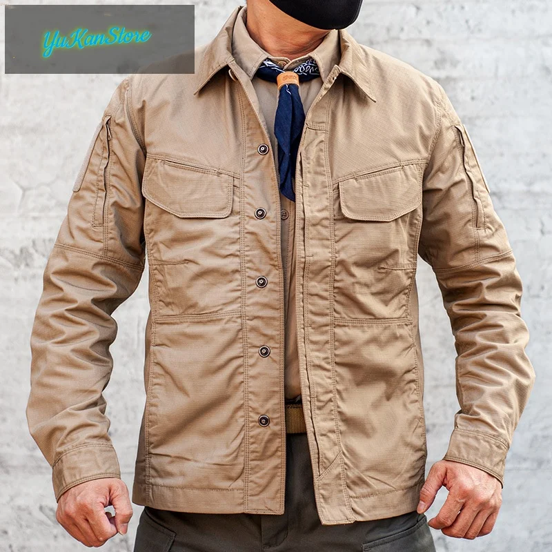 spring-and-autumn-men's-outdoor-lightweight-tactical-jacket-with-multiple-pockets-functional-work-clothes-windbreaker-casual