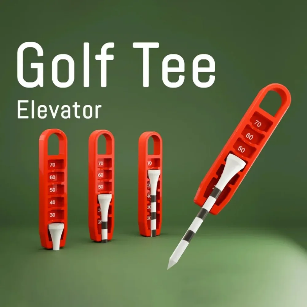 New Cross-Border Creative Golf Tee Lifter 3D Printed Ornament - Perfect Gift Toy for Golf Enthusiasts