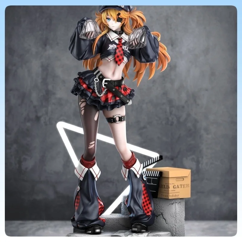 33 cm EVA Asuka Langley Action Figure PVC Figurine da collezione in piedi Posa Desktop Ornamento decorativo Giocattolo Regali di compleanno