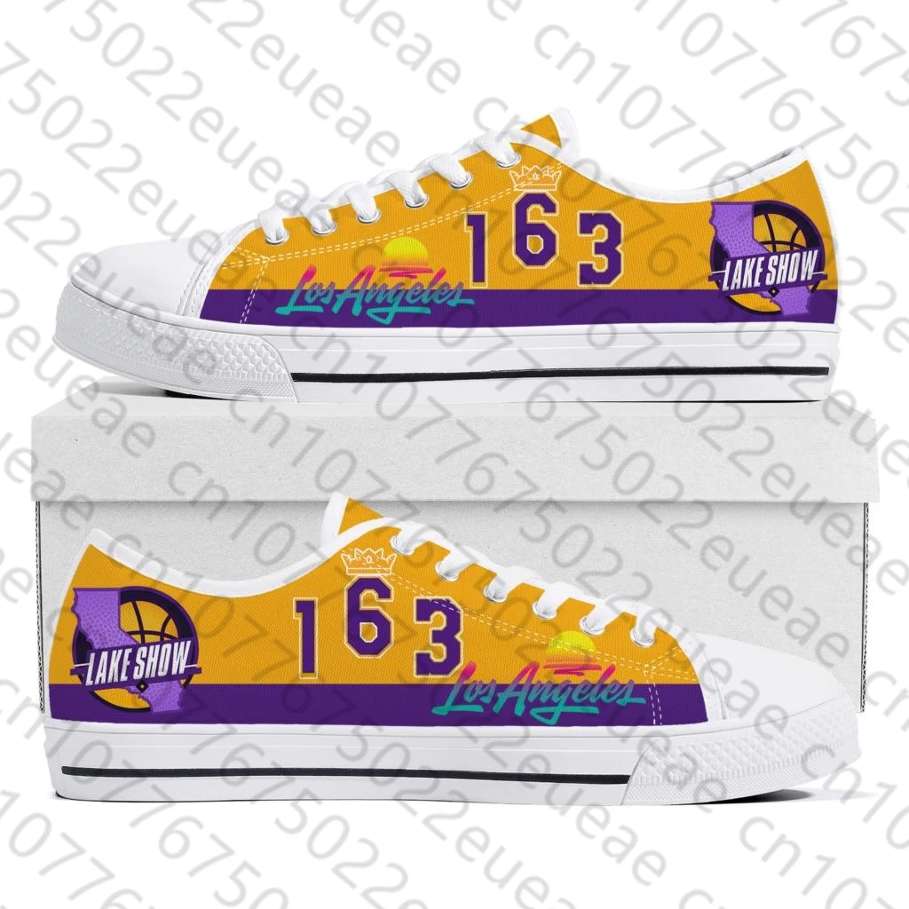 Los Angeles Number 6 3 1 lake show Low Top Sneakers Mens Womens Teenager Canvas Sneaker Casual Custom Made Shoes Customize Shoe