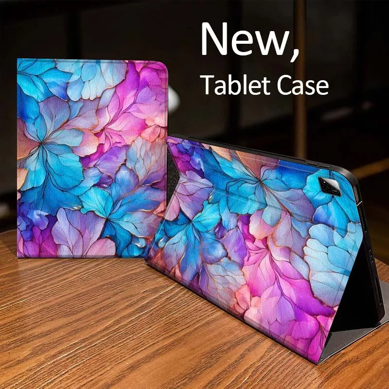 

Purple Daisy Flower Painting For Xiaomi Mi Redmi Pad 2 4 5 7S 6S 6 7 8 Plus SE Pro K 2025 inch 8.7 11 Tablet Case