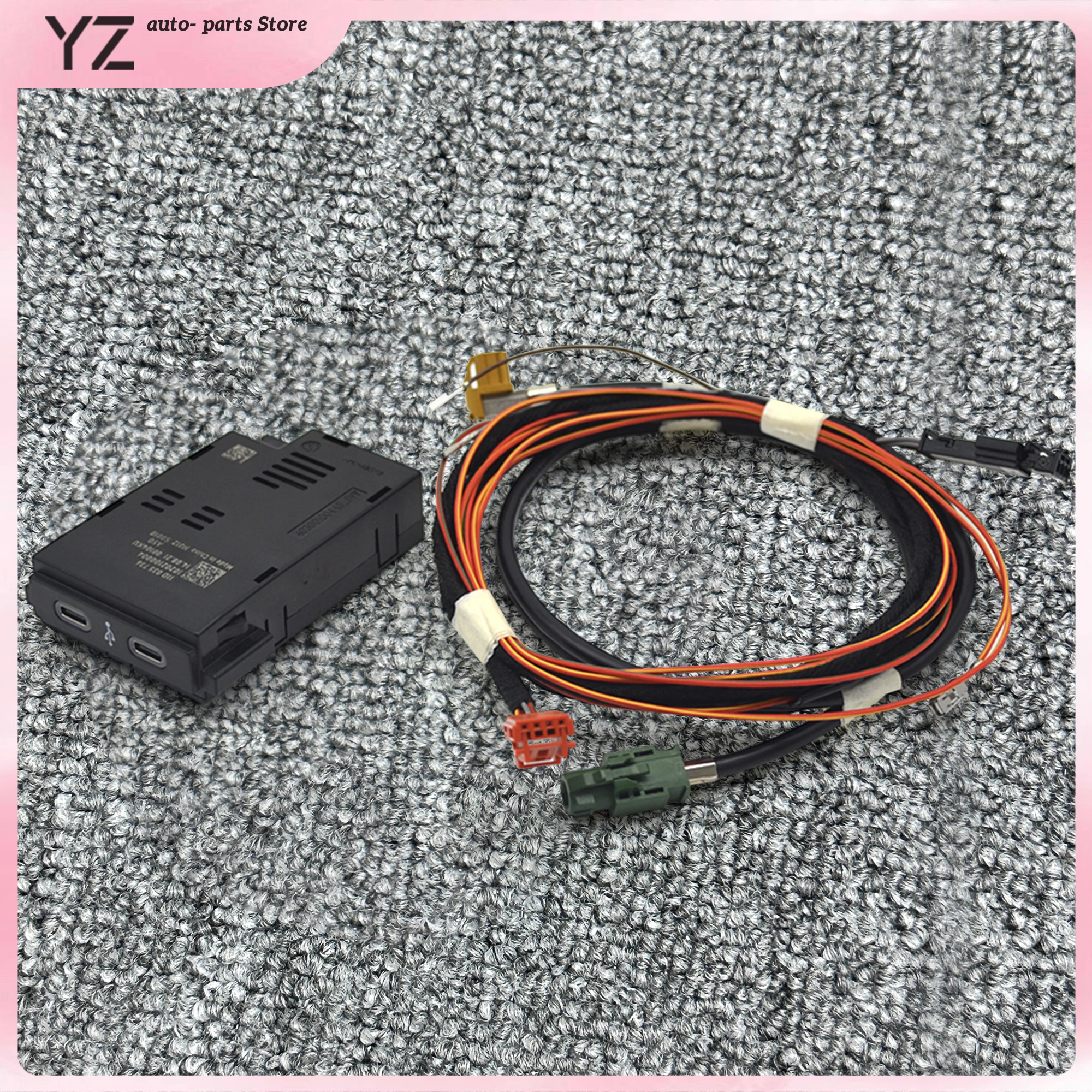 11D 035 736 2GD 035 736 2GD035736 For VW ID.4 ID6 ID4 Two Type-C Socket Charging Switches With Cable Car Type-C Charging Port
