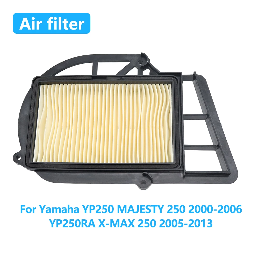 For YAMAHA VP250 X-City 5B2 VP300 Versity YP250 Majesty RA X-Max ABS 37P VP YP 250 300 Motorcycle Air Filter Intake Cleaner
