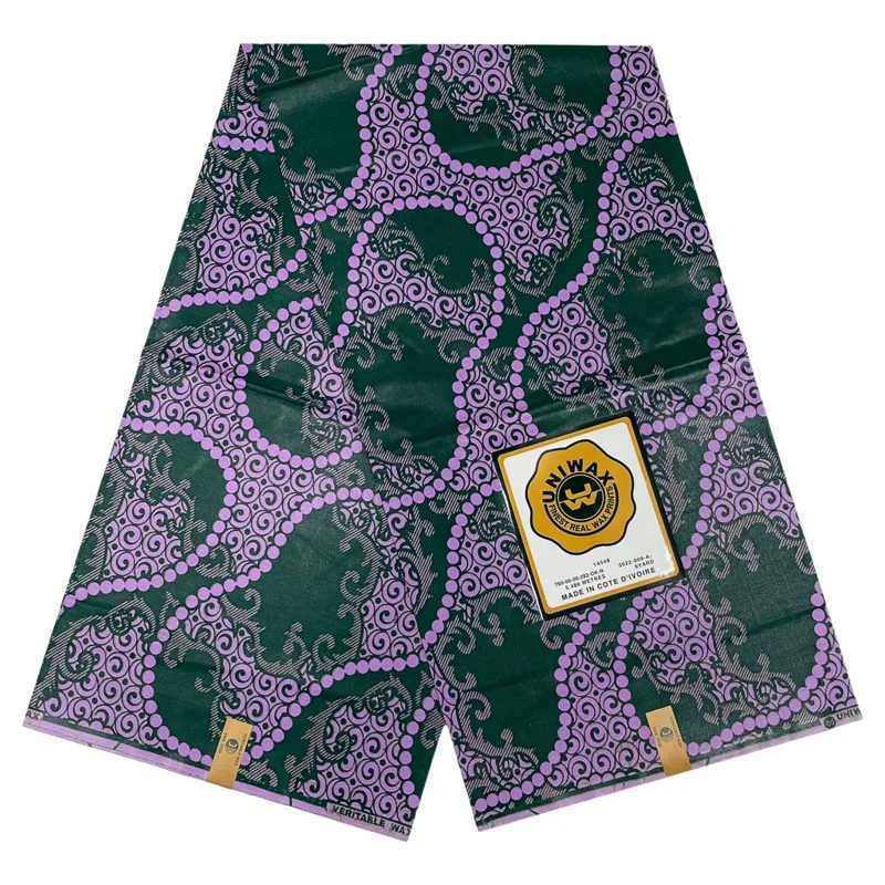 

Super Good Quality Soft African Wax Fabric Real Batik Ankara Kente Cotton Material 6yards Nigerian Style Pagne Tissu Wholesale