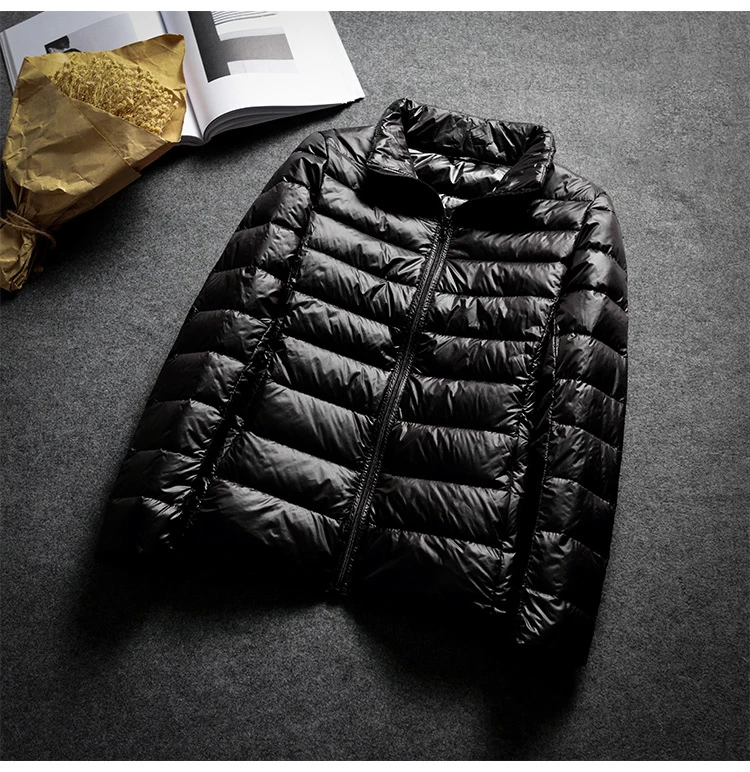 Schinteon Ultralight White Duck Down Jacket Spring Autumn Warm Slim Zipper Women Fashion Light Down Coat 13 Colors S-7XL