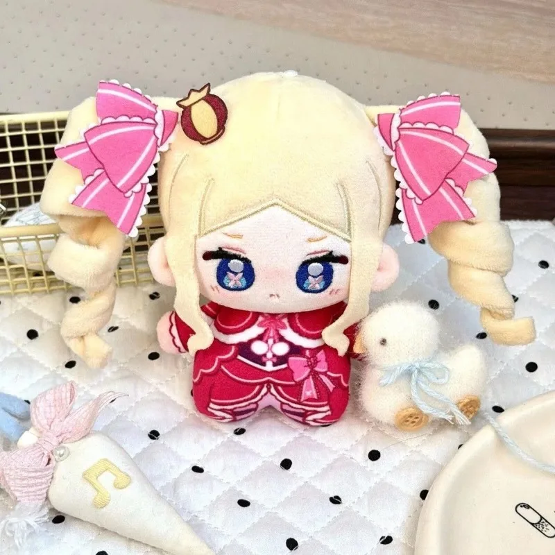 Beatrice Emilia Natsuki Subaru Re:Life in A Different World From Zero 10cm Anime Figures Plush Dress Up Cotton Doll Toy Plushie