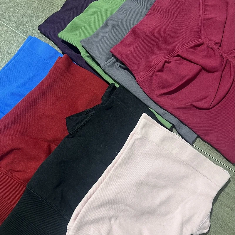 Histello Sports Shorts 4.5" Women Yoga Exercise Shorts Scrunch Bum Hip Tight Workout Fitness Activewear Gym Running Short Pants image 6