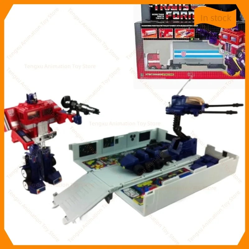 【24-hour Shipping】Transformation Toys KO Version G1 Replica Optimus Prime Red Optimus New Box Movable Figure Toy Collection Gift