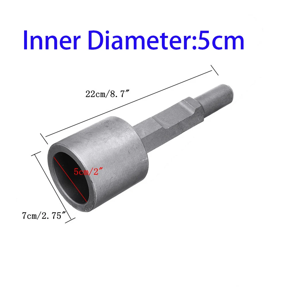 Outer Hexagon Hand Held 65 95 125a Electric Gasoline Jack  Hammer Bits Sleeve Pile Driver Socket Mount Seat