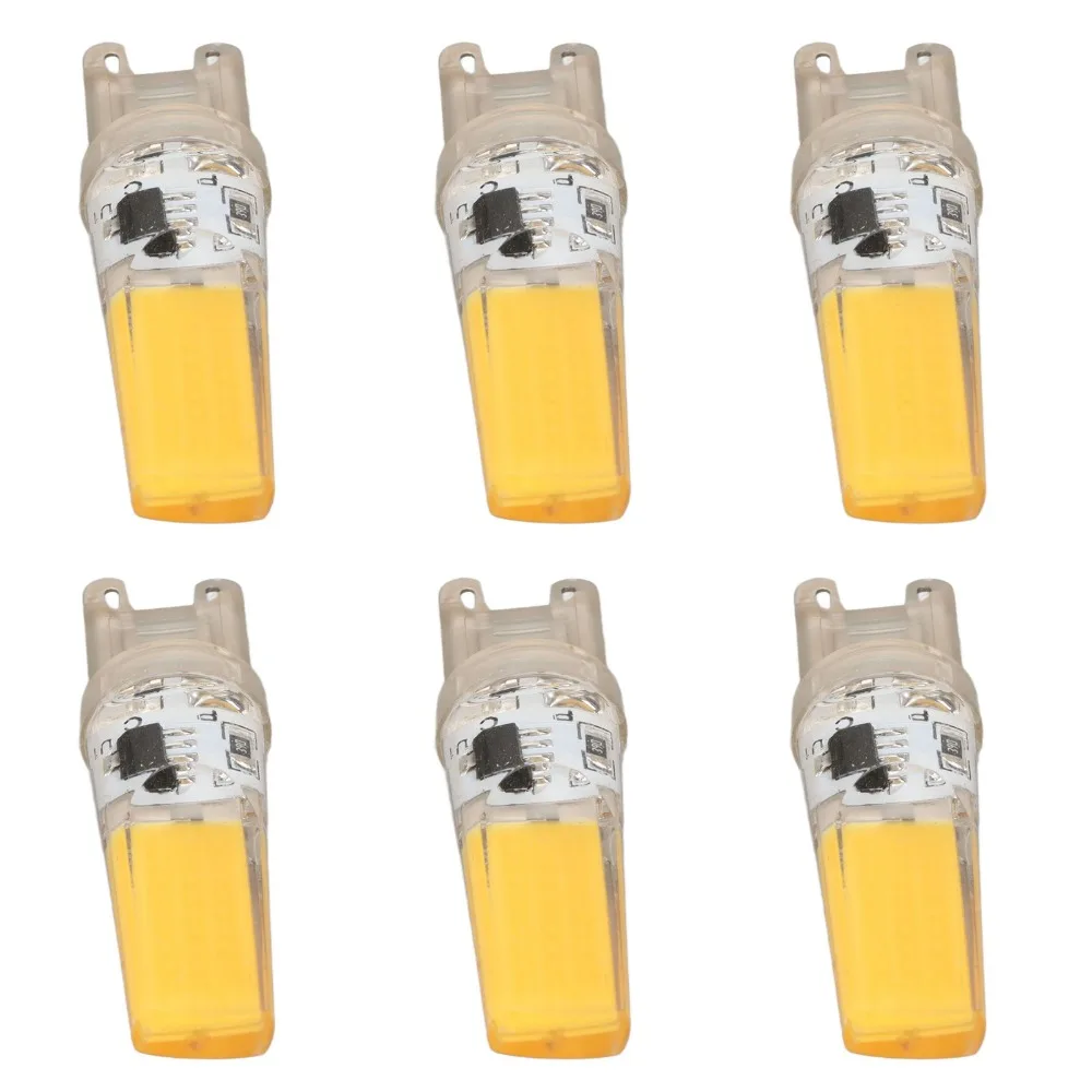6PCS Compact 220V G9 LED lights 5W COB LED Replacement Bulb 3000K 6500K LED Lamp Bulb Table Lamp