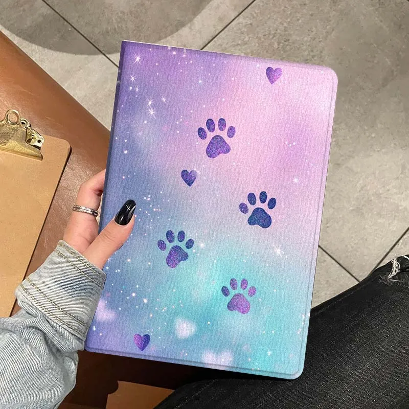 Cartoon Glitter Paw Prints Soft For Lenovo Xiaoxin Pad Pro Tab P12 P11 11 11.2 11.5 10.6 inch K10 M10 Plus Tablet Case - view 3