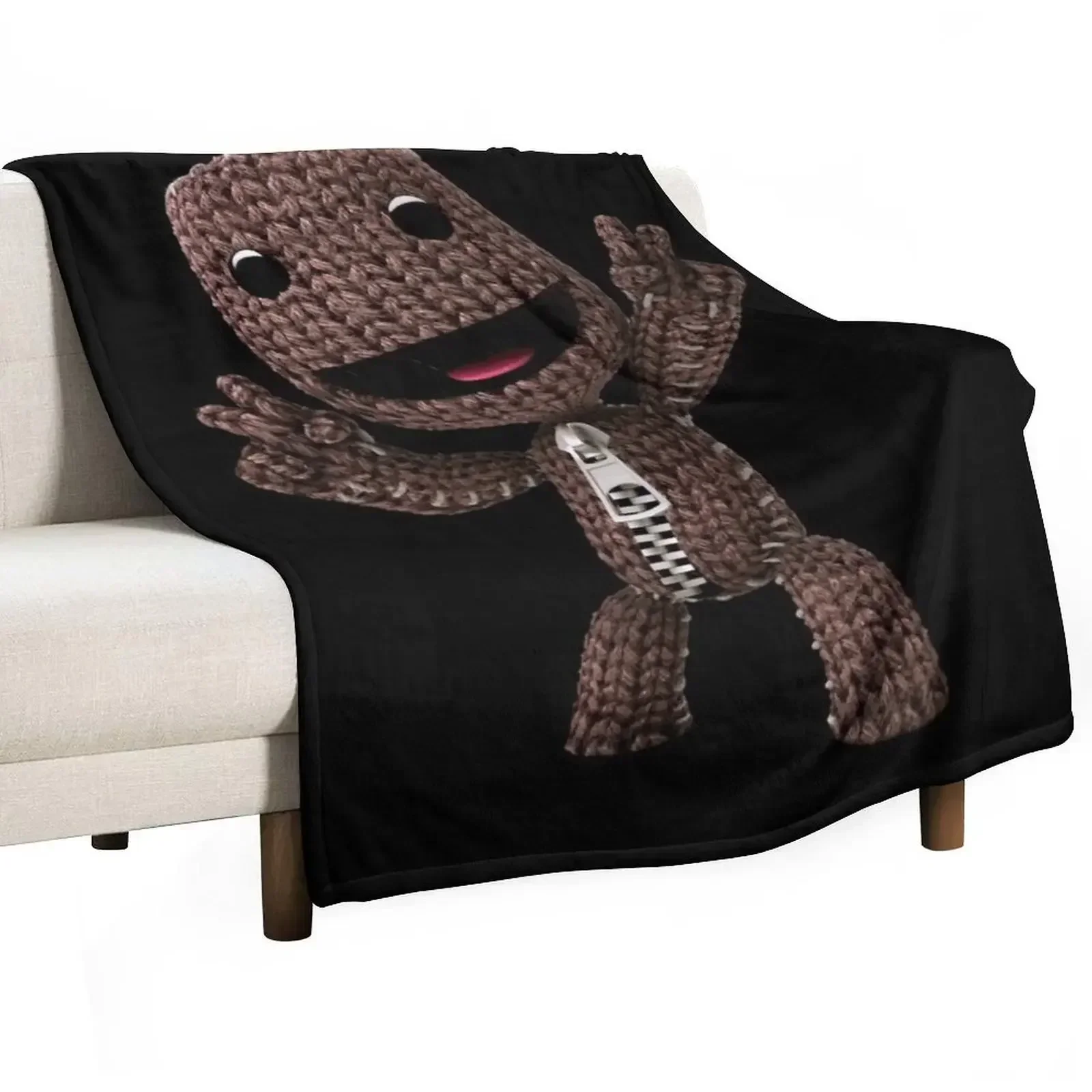 LBP Sackboy Throw Blanket Luxury Throw Blankets Sofas Of Decoration Cute christmas decoration Blankets