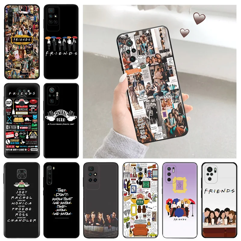 Silicone Soft Phone Case for Redmi 9c 9a 9i a1 a2 Plus k60 k50 k40 Note 9 Pro 9s 9t 8 8t 7 cc9 Friends Central PERK Coffee Cover