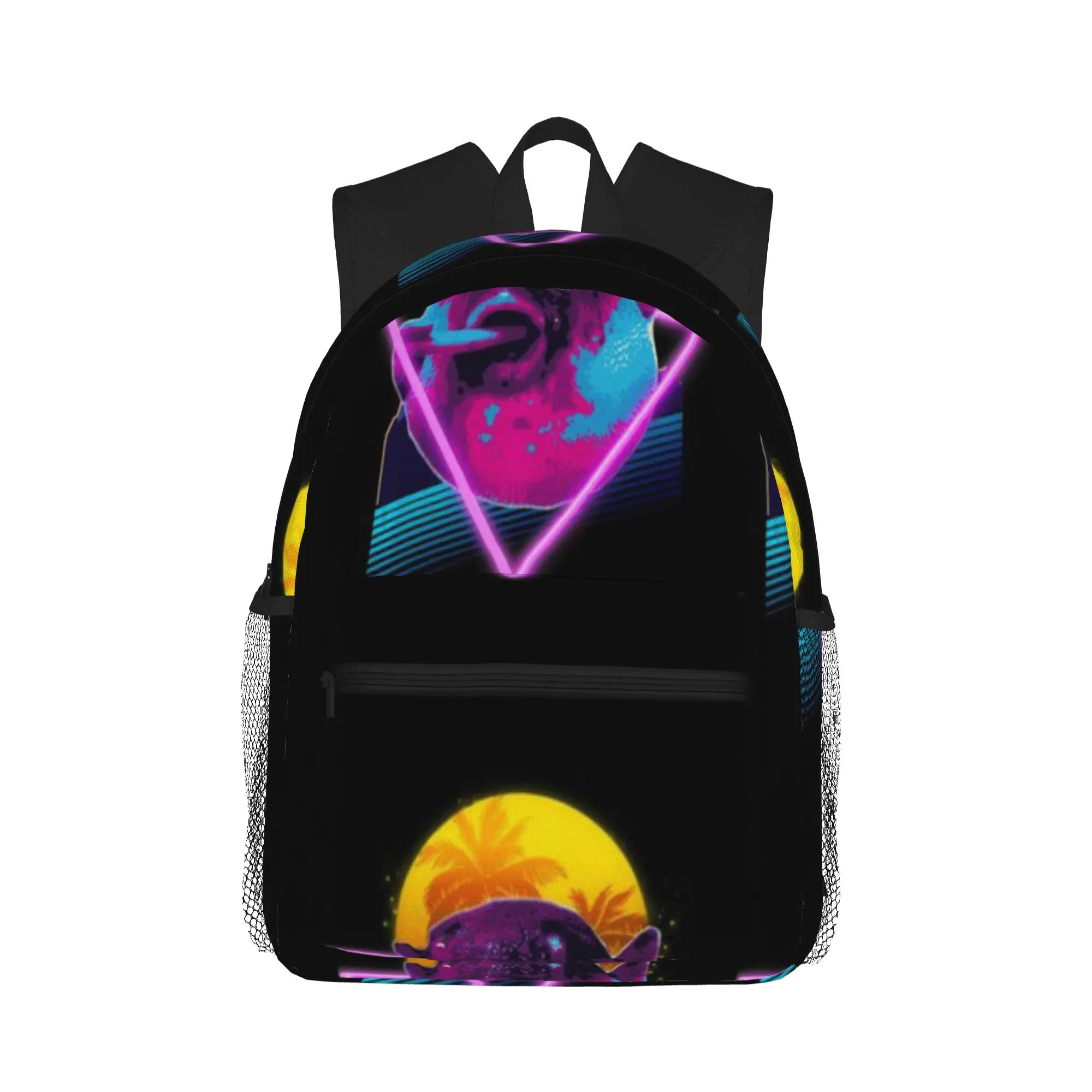 

Pufferfish Eating a Carrot Meme Blowfish Retro Casual Backpack for Students and Adults Bags