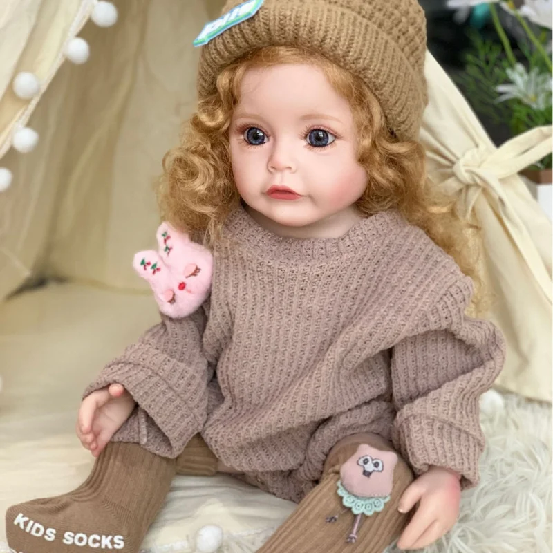 Susu Realistic Doll Baby Soft Rubber 55CM Reborn Doll Girl Toy Princess Gift