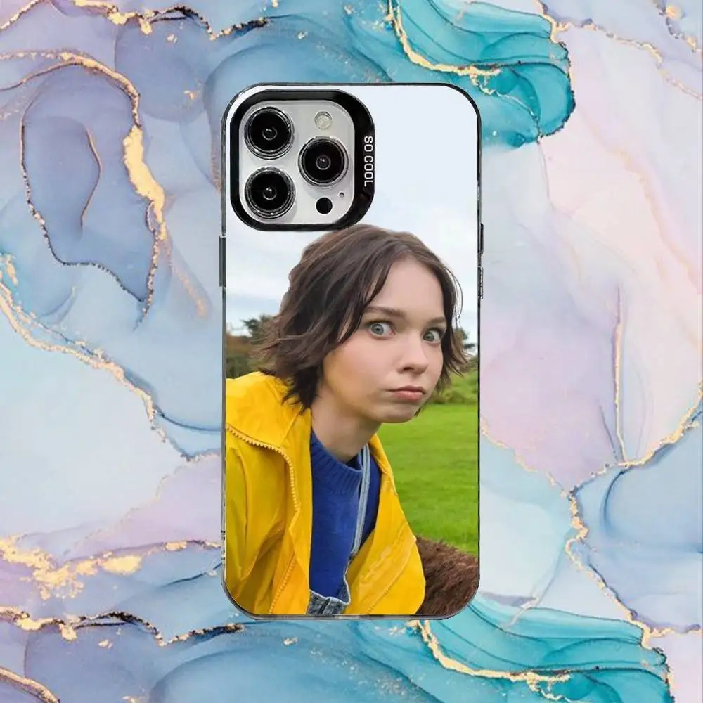 حافظة هاتف E-Emma Actor M-Myers لهاتف iPhone17,16,15,14,13,12,11 Plus، Pro Max غطاء مقاوم للصدمات باللون الأسود غير اللامع