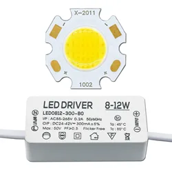 Led Bridgelux Chip Lamp Kraal + Led Driver Pakket 3W 5W 7W 10W 300mA Tricolor Licht bron Lamp Spotlight Plafond Lamp Diy