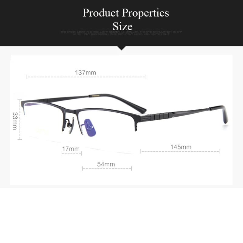 BCLEAR Pure Titanium Spectacle Frame Business Men Fashion Eyewear 2022 New Male Classic Half Rim Optical Prescription Eyeglasses