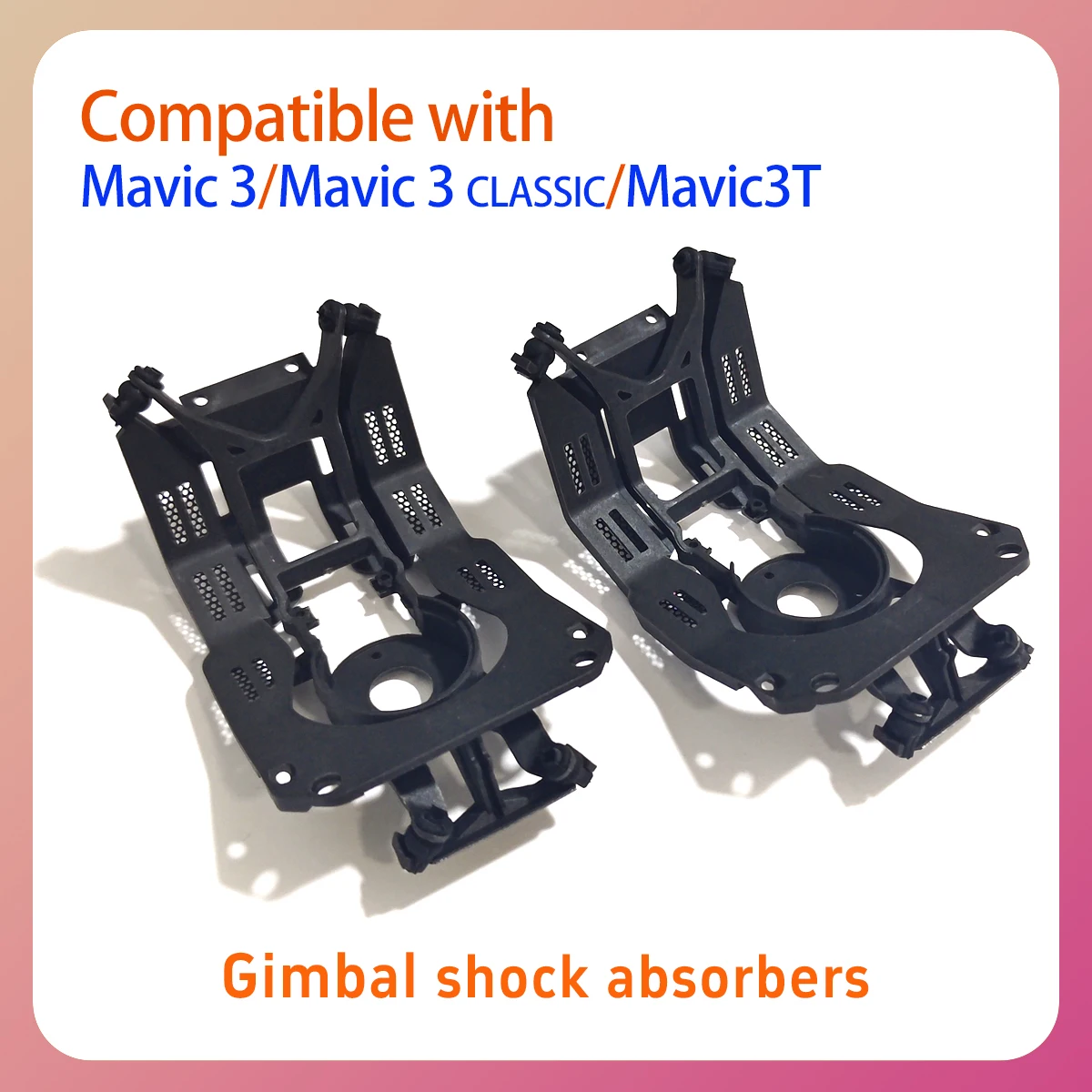 The New Mavic 3/3 Classic/3T Gimbal Shock Absorber, Damper, Upper and Lower Brackets, Suitable for DJI Mavic 3 Series Drone