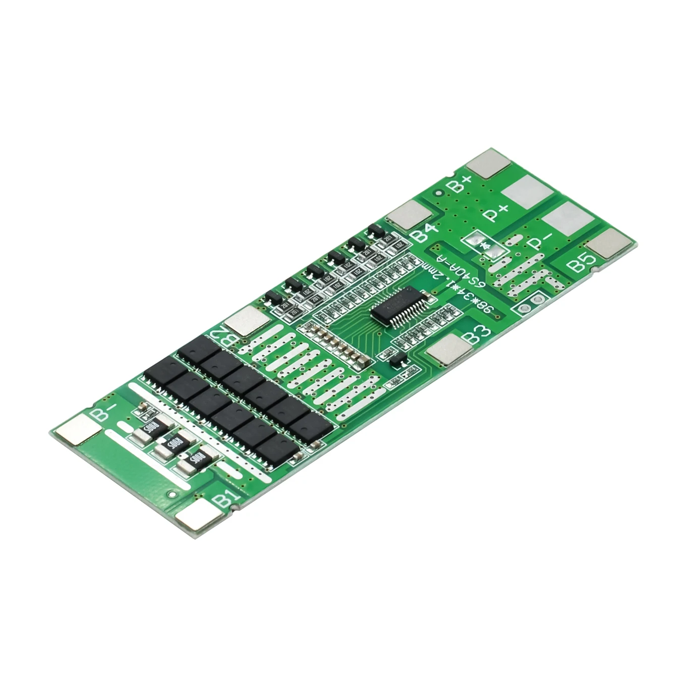 1 pz 6S 40A 24V 18650 li-ion batteria al litio Protect Board illuminazione solare Bms Pcb con bilanciamento per Ebike Scooter