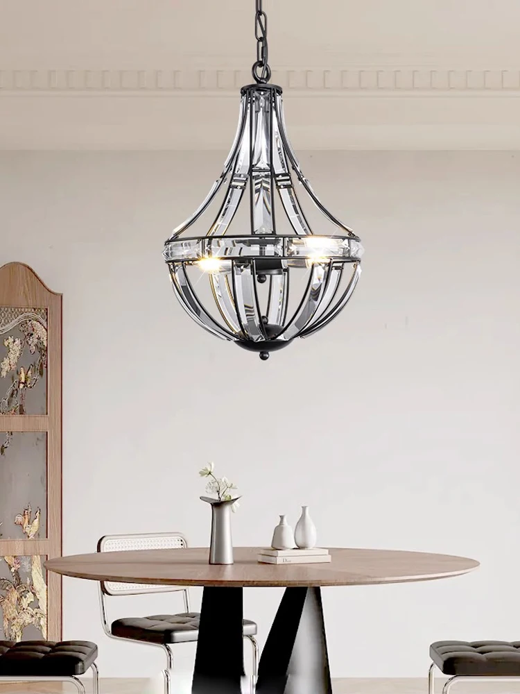 

Retro Vintage American Bronze Black Chrome Gold Globe E14 Led Chandelier Suspension Luminaire Lampen Lustre For Living Room