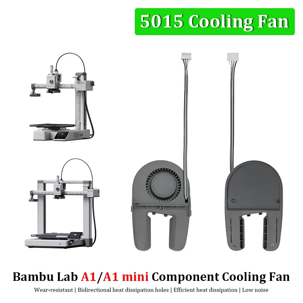 Wentylator chłodzący do Bambu Lab A1 Cooler 5015 24V 50X15MM, części zamienne do wentylatora chłodzącego Bambulab A1mini — zdjęcie produktu 7
