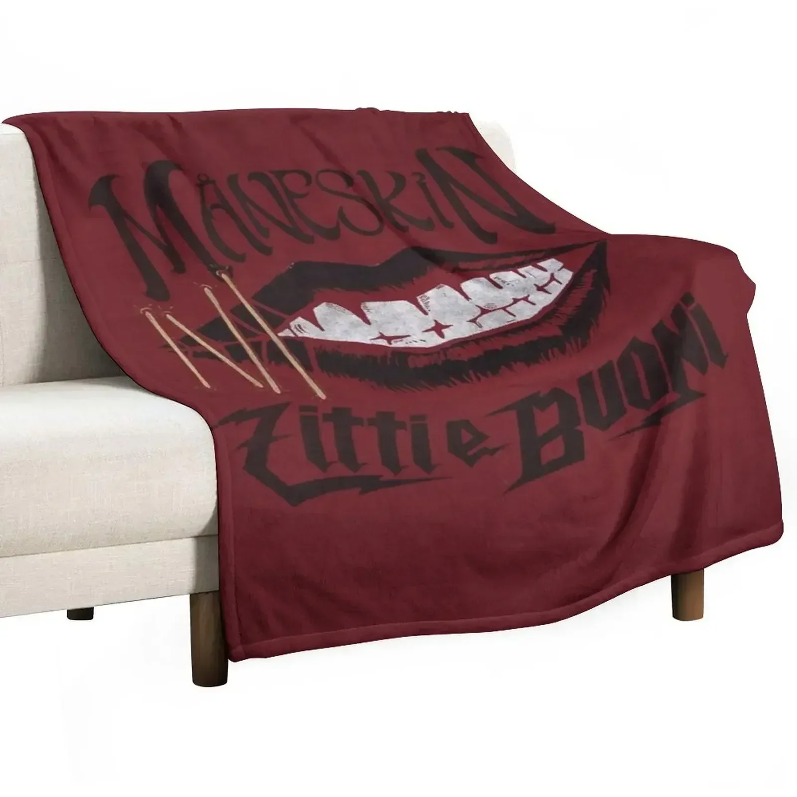 Maneskin Throw Blanket Thermal Soft Beds Single For Sofa Thin Sofa Quilt Plaid on the sofa Blankets