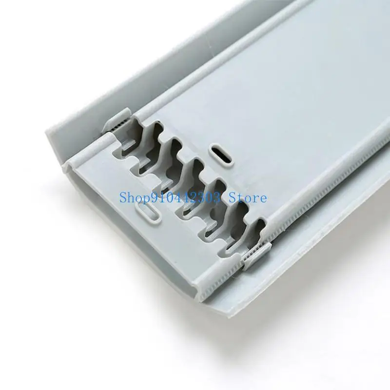 652F Cord Duct Cover Self-Adhesive Wire Cable Tube Lid Fixer Wall Floor