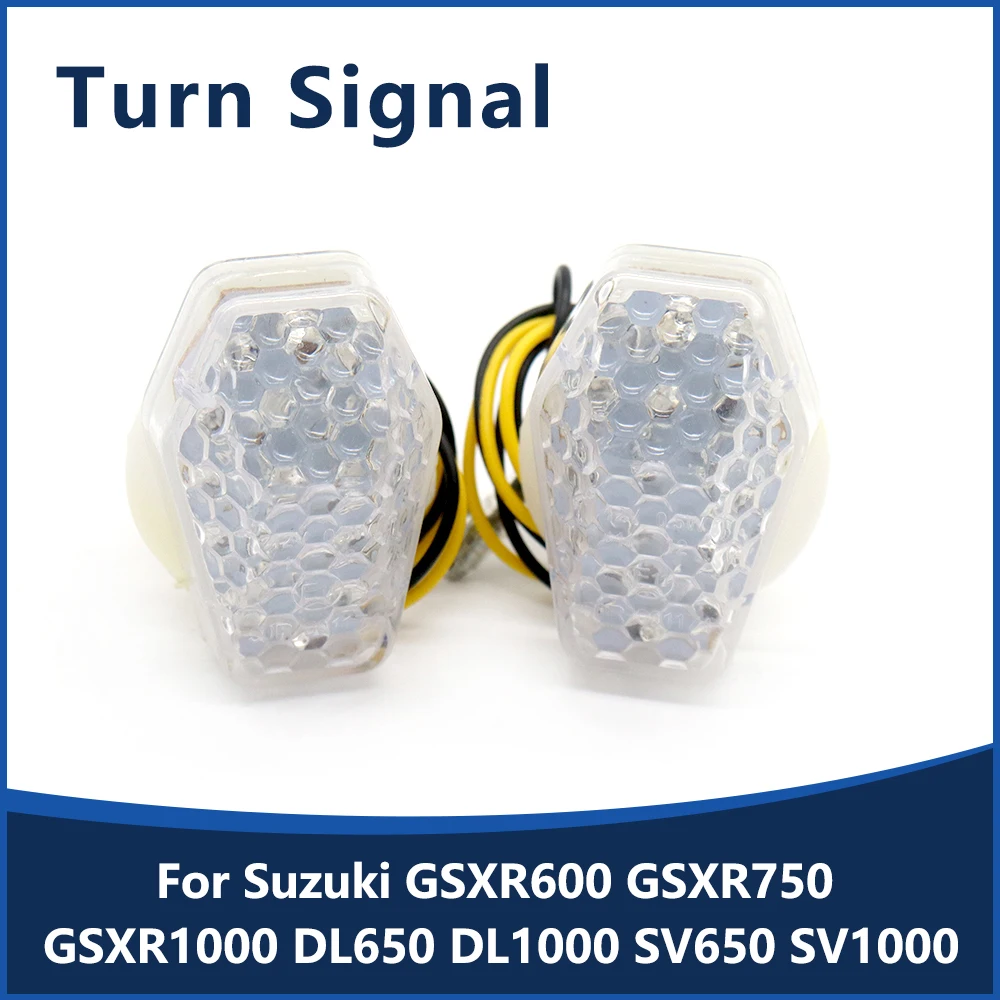 

For Suzuki GSXR600 GSXR750 GSXR1000 DL650 DL1000 SV650 SV1000 Motorcycle LED Flush Mount Turn Signal Light Bandit 1250