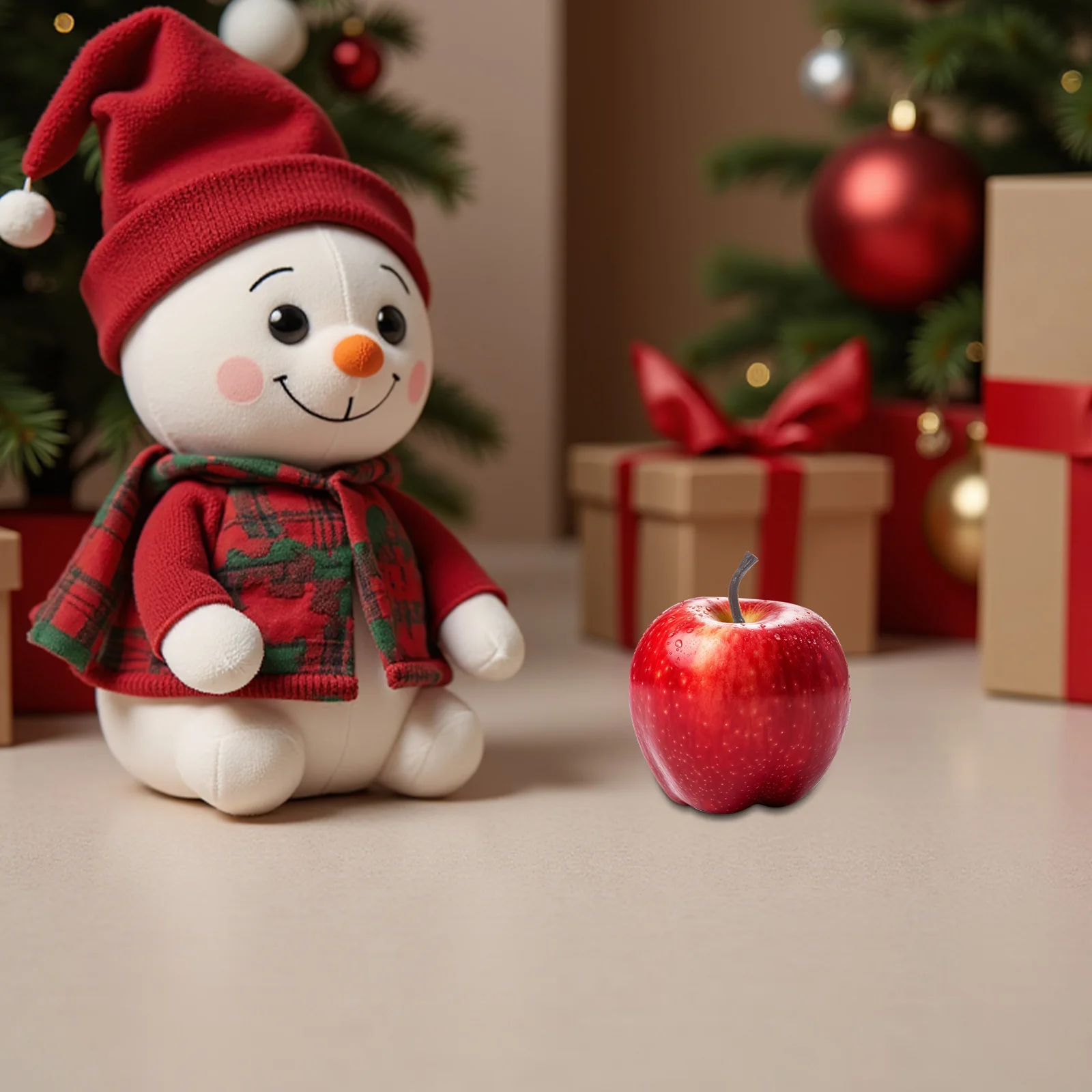 

50Pcs Artificial Fruit Stems Plastic Handles Realistic DIY Thanksgiving Halloween Christmas Pumpkin Decor Christmas Fruit Stem