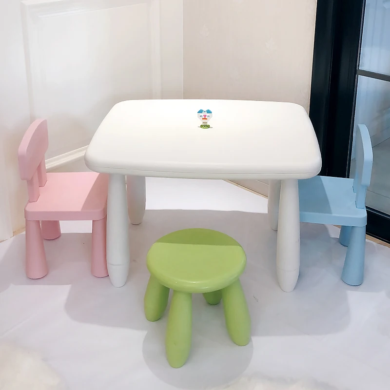 Kids Activity Chair Set , Craft & Sensory Table for Toddlers – Pastel Colors