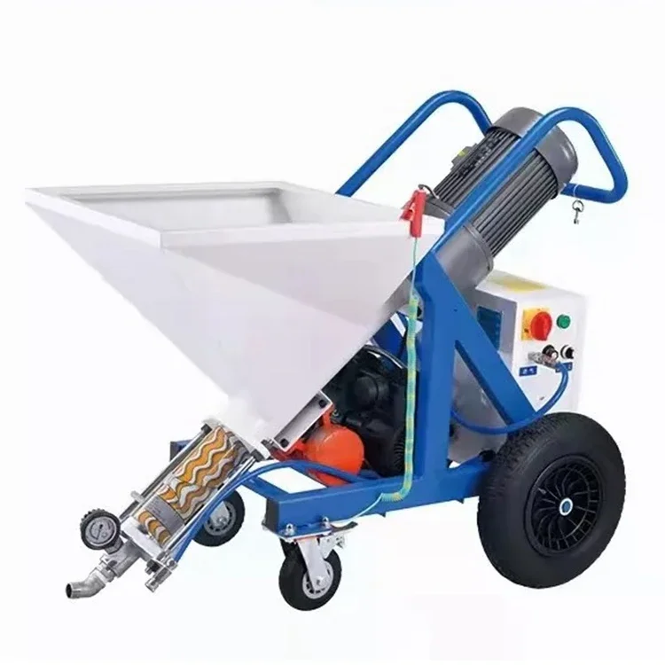 

l # Screw Pump Cement Mortar Grouting Putty Plaster texture fireproof sprayer