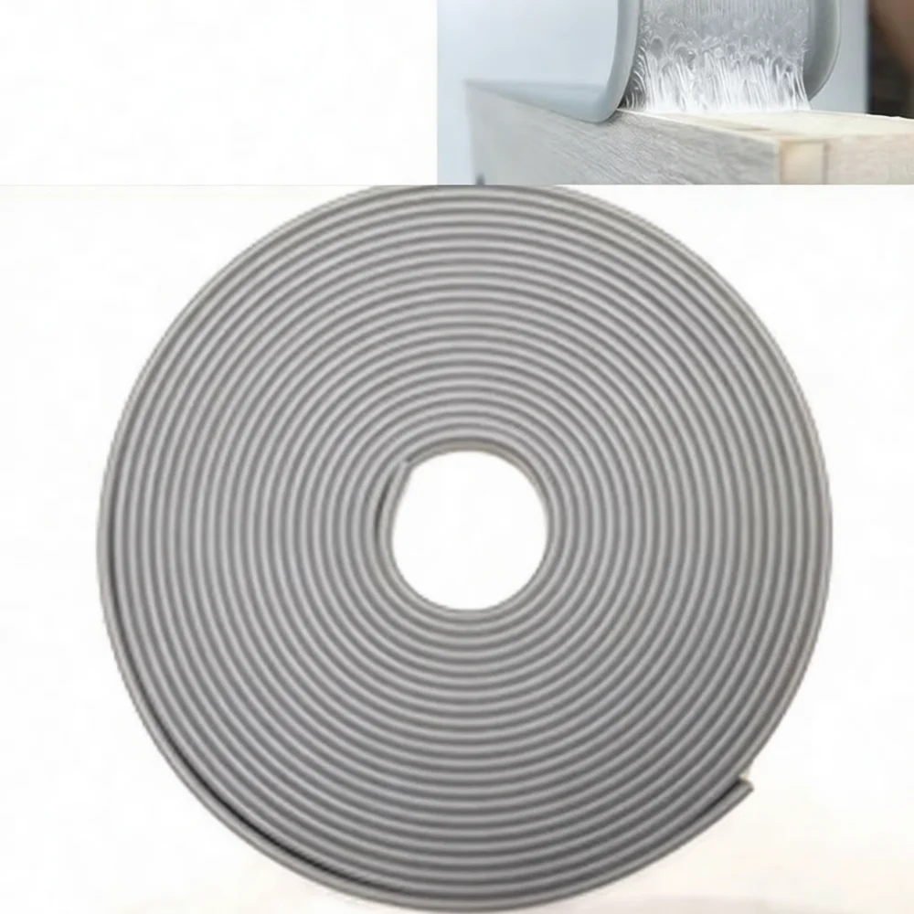 TPE Self Adhesive Edge Banding Strip U Shape Protector Tape For Furniture Cabinet Closet Wood Panel Sealing Trim